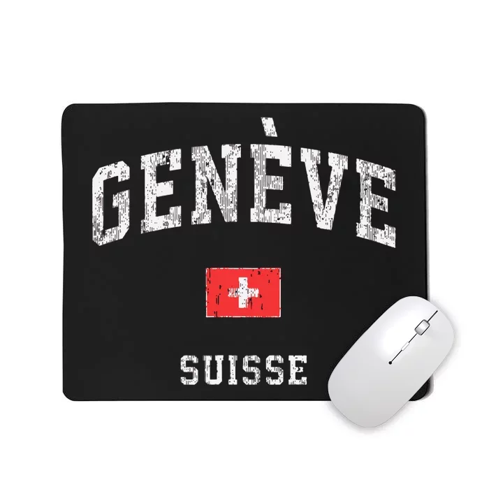 Geneva Suisse Switzerland Sports Vintage Mousepad