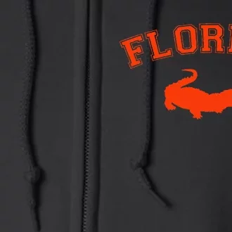 Gator School Sports Fan Team Spirit Mascot Heart Gift Full Zip Hoodie