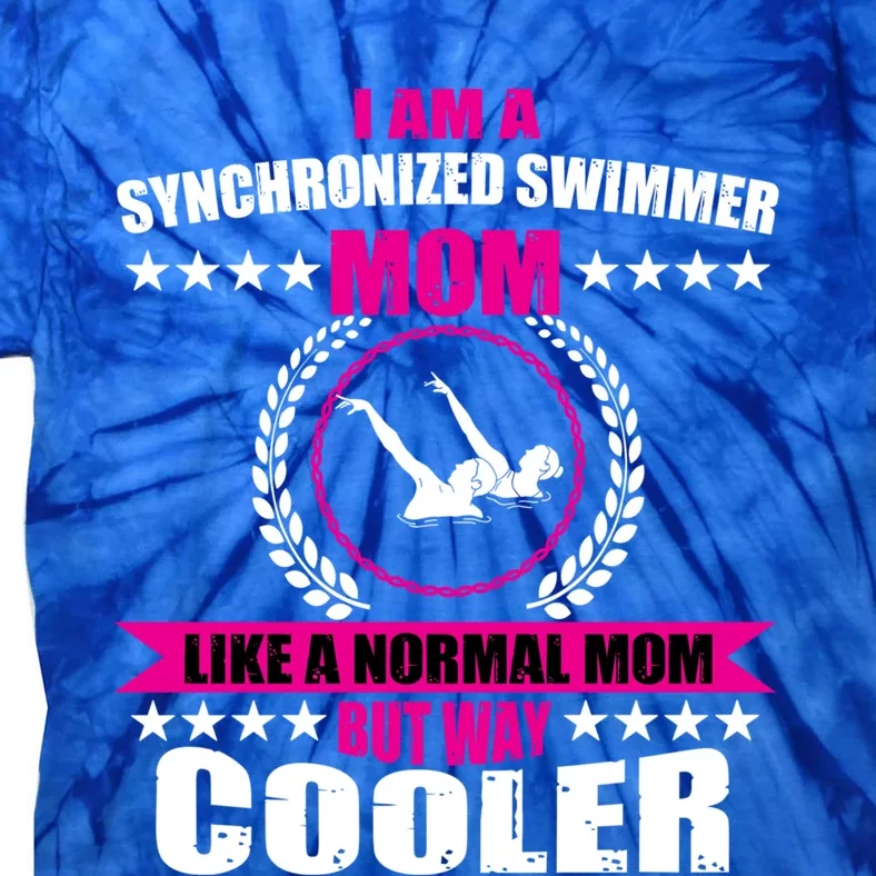 Great Synchronized Swimming Mom Design Synchro Gift Tie-Dye T-Shirt