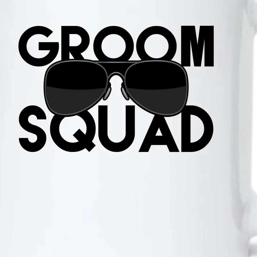 Groom Squad Sunglasses Bachelor Party Funny Black Color Changing Mug