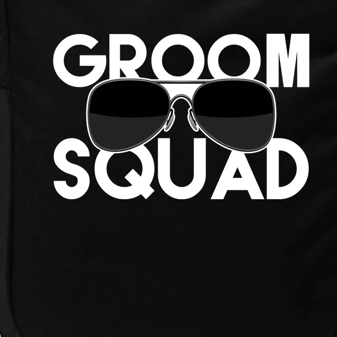 Groom Squad Sunglasses Bachelor Party Funny Impact Tech Backpack