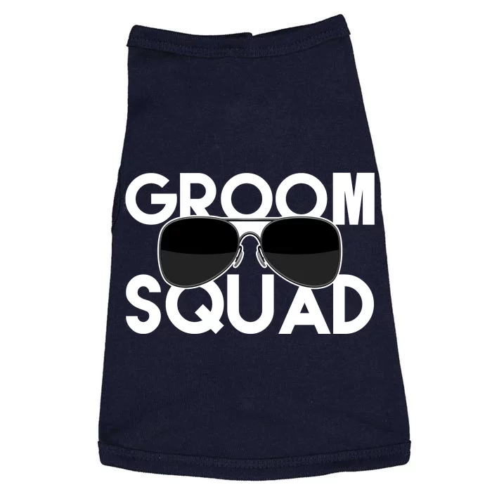 Groom Squad Sunglasses Bachelor Party Funny Doggie Tank