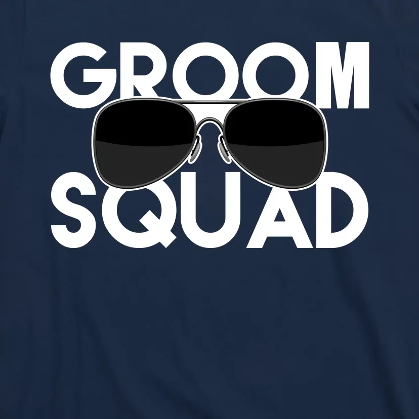 Groom Squad Sunglasses Bachelor Party Funny T-Shirt