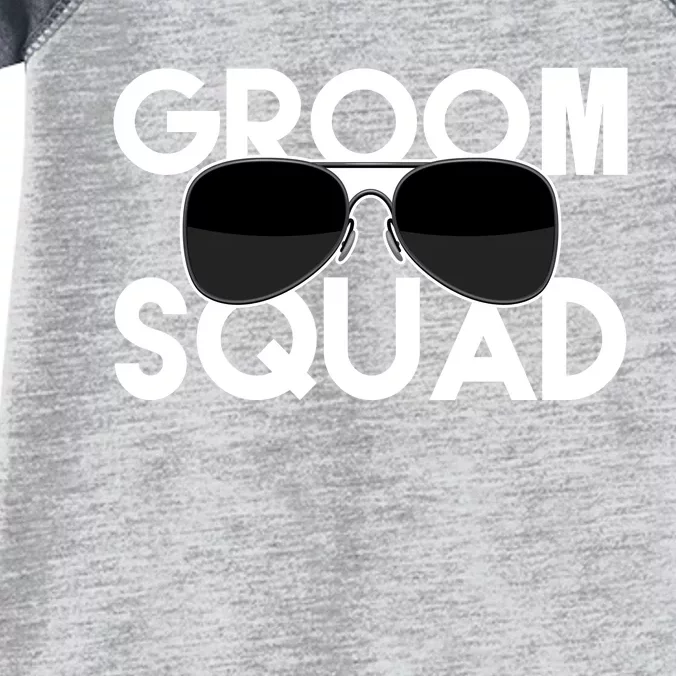 Groom Squad Sunglasses Bachelor Party Funny Infant Baby Jersey Bodysuit