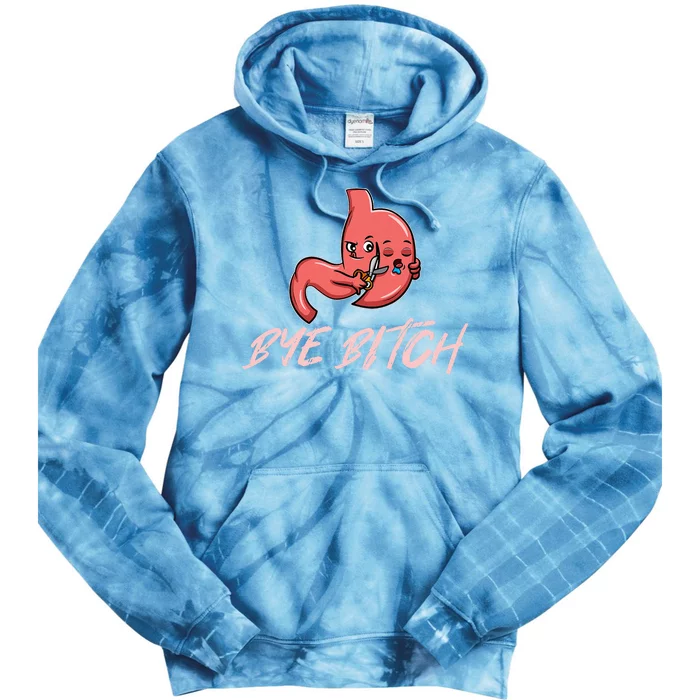 Gastric Sleeve Surgery Awareness Humor Tie Dye Hoodie