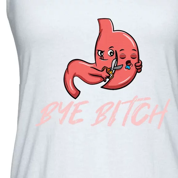 Gastric Sleeve Surgery Awareness Humor Ladies Essential Flowy Tank