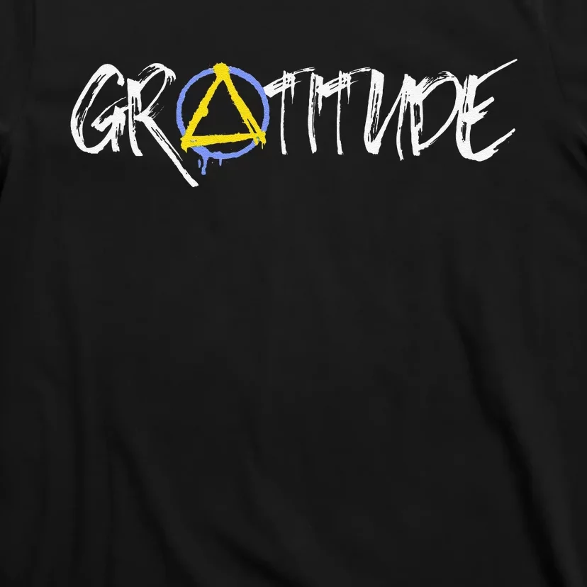 Gratitude Sobriety Symbol T-Shirt