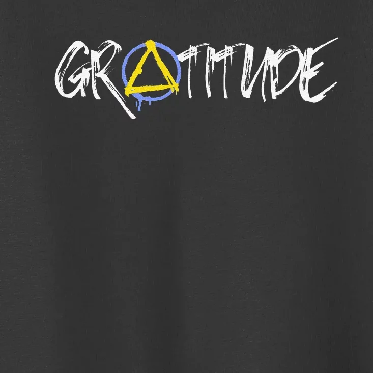 Gratitude Sobriety Symbol Toddler T-Shirt