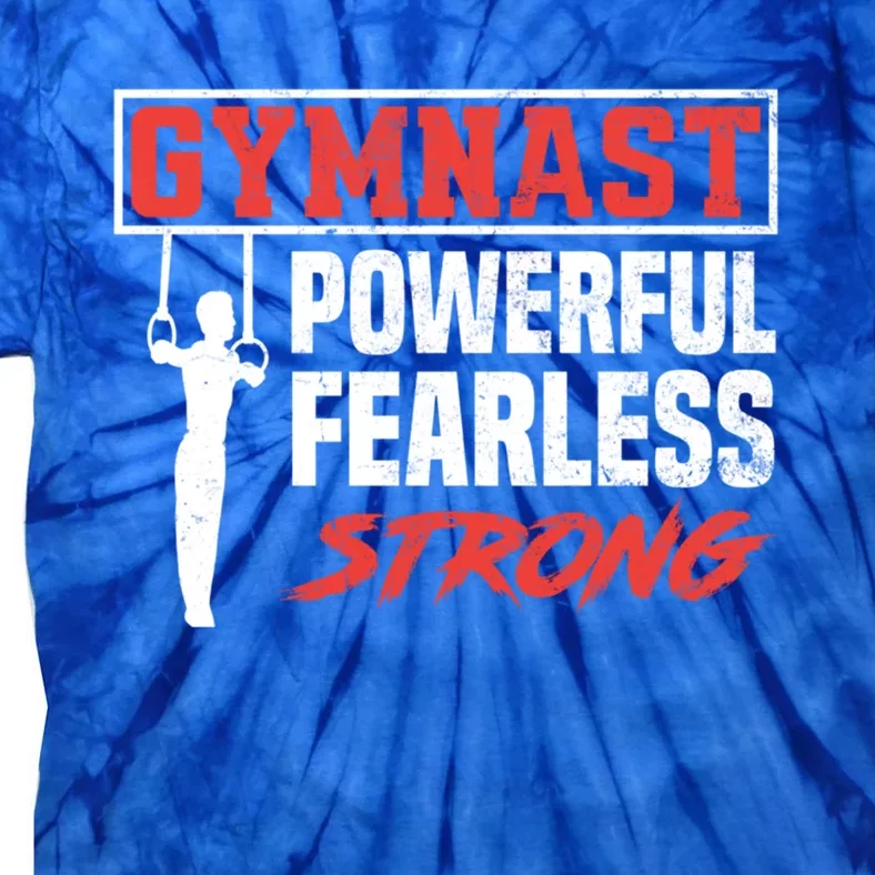 Gymnastics Sports Strong Funny Gymnast Gift Tie-Dye T-Shirt