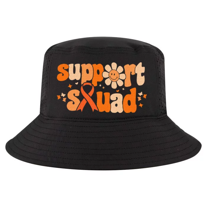 Groovy Support Squad Multiple Sclerosis Awareness Mom Women Cool Comfort Performance Bucket Hat