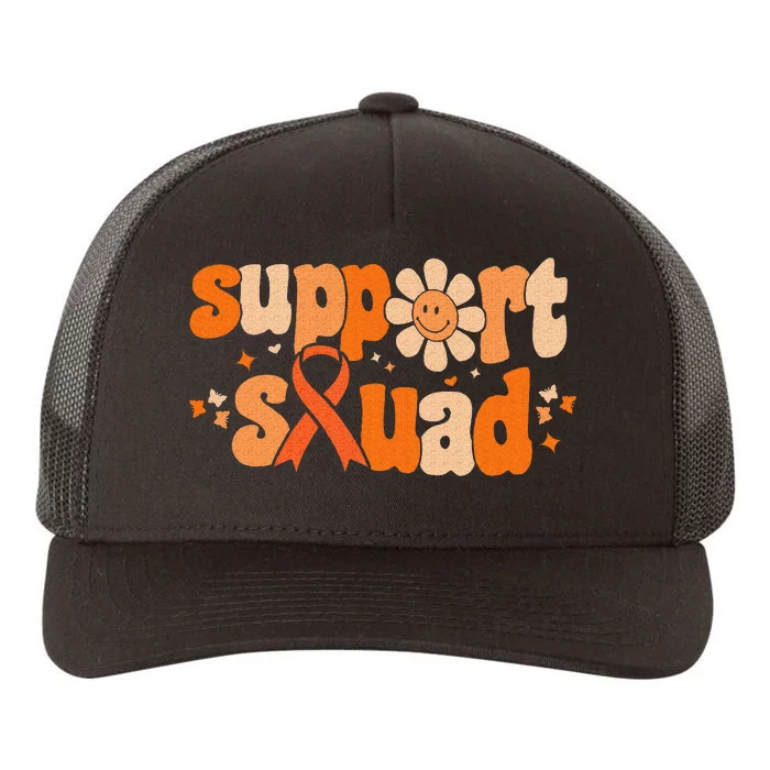 Groovy Support Squad Multiple Sclerosis Awareness Mom Women Yupoong Adult 5-Panel Trucker Hat