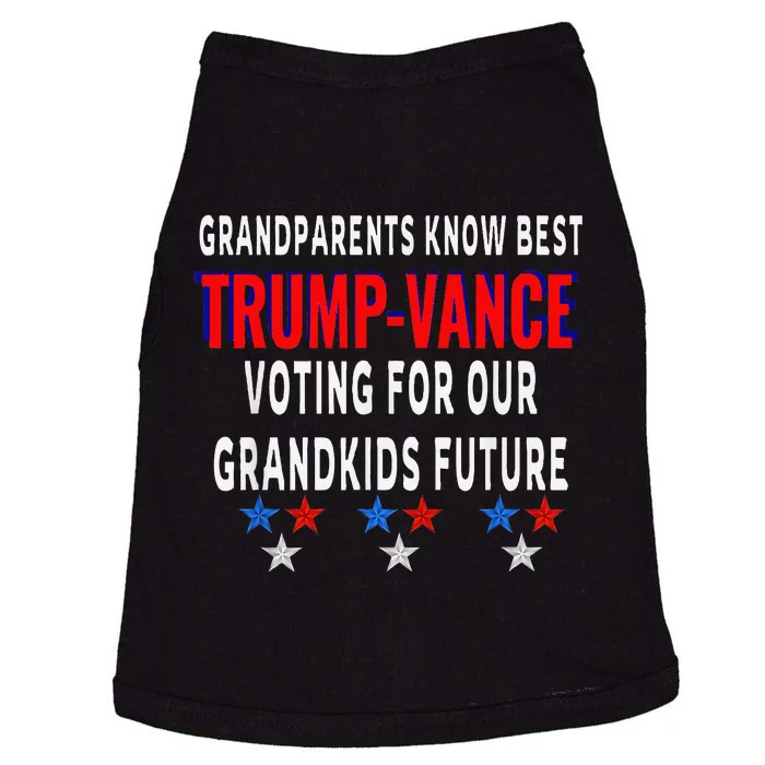 Grandparents Support Trump Vance Strong Message Election Doggie Tank