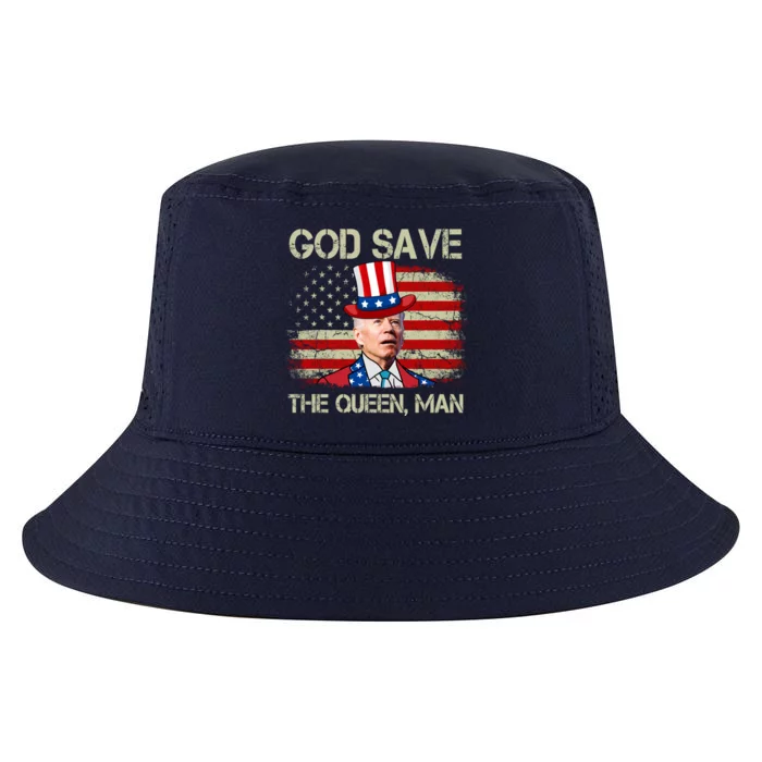 God Save The Queen Man Funny Joe Biden Shirts Cool Comfort Performance Bucket Hat