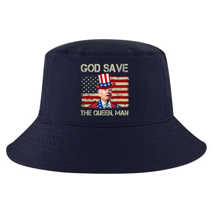 God Save The Queen Man Funny Joe Biden Shirts Cool Comfort Performance Bucket Hat