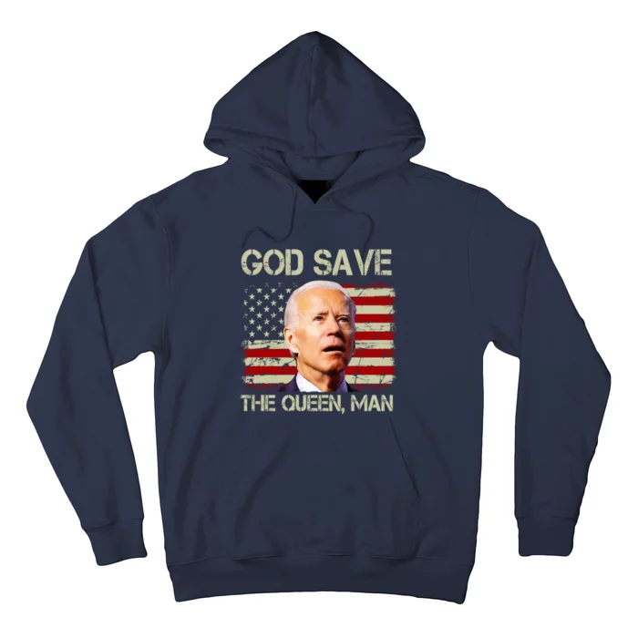 God Save The Queen Man Funny Joe Biden Shirts Hoodie