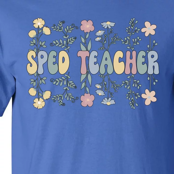 Groovy Sped Teacher Special Education Teacher Gift Tall T-Shirt