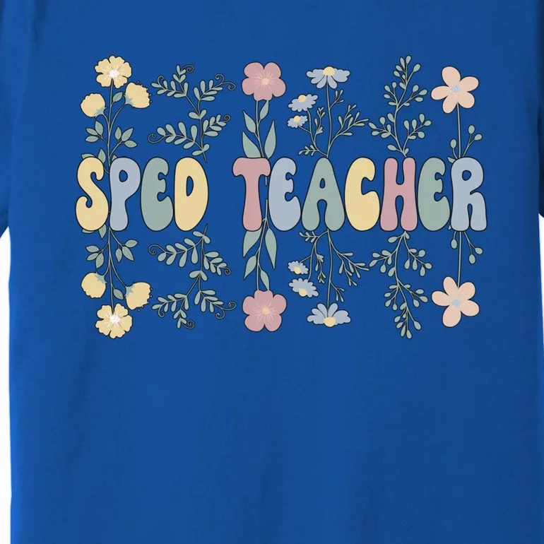 Groovy Sped Teacher Special Education Teacher Gift Premium T-Shirt