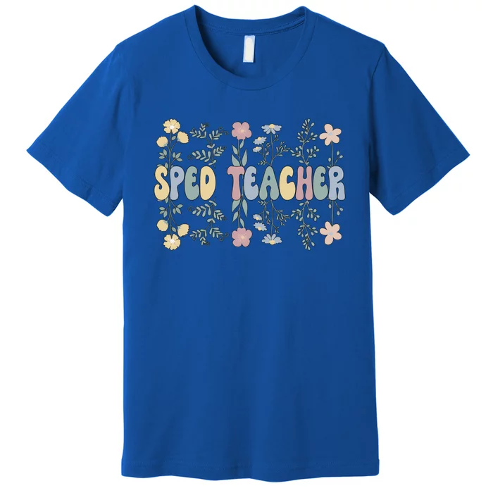 Groovy Sped Teacher Special Education Teacher Gift Premium T-Shirt