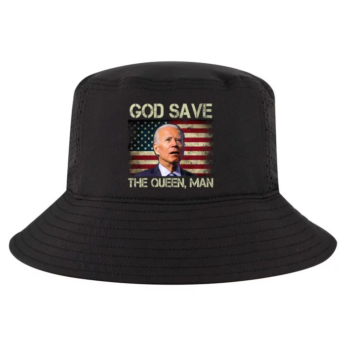 God Save The Queen Man Funny Joe Biden Shirts Cool Comfort Performance Bucket Hat