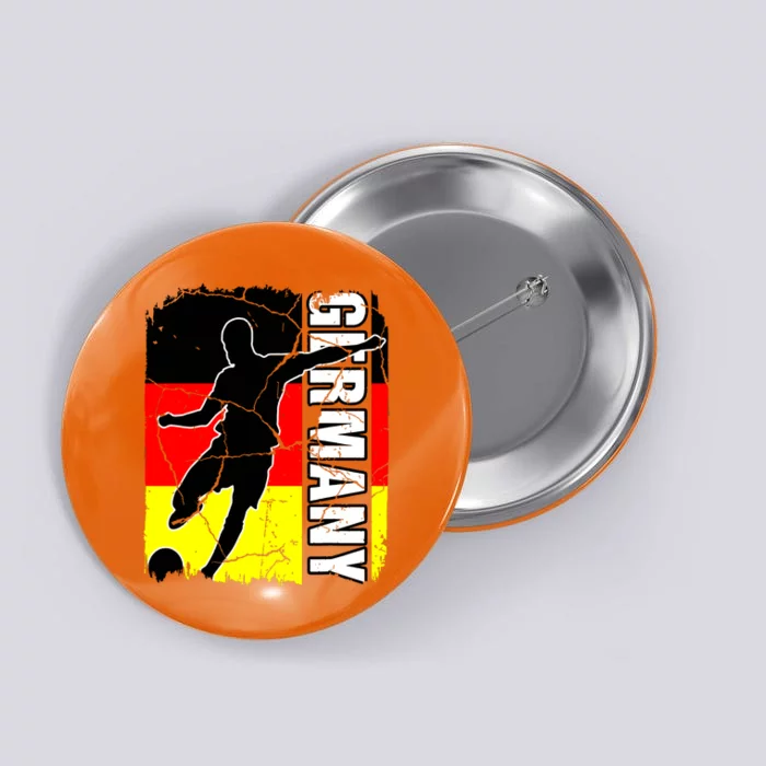 Germany Soccer Team German Flag Jersey Football Fans Button