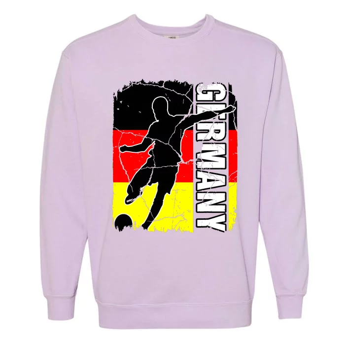 Germany Soccer Team German Flag Jersey Football Fans Garment-Dyed Sweatshirt