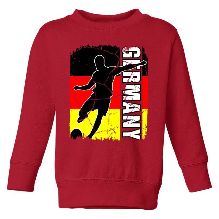 Germany Soccer Team German Flag Jersey Football Fans Toddler Sweatshirt