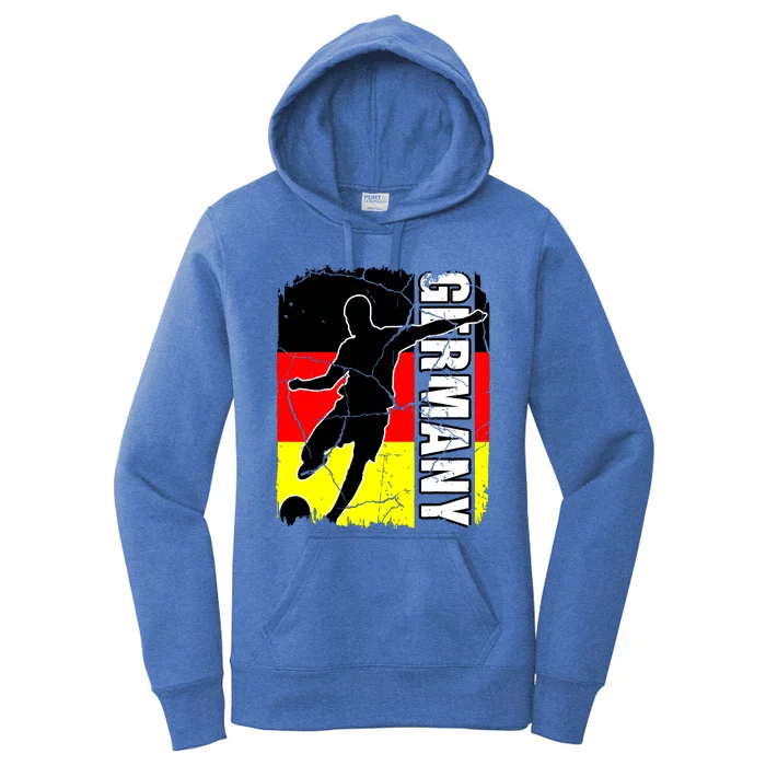 Germany Soccer Team German Flag Jersey Football Fans Women's Pullover Hoodie