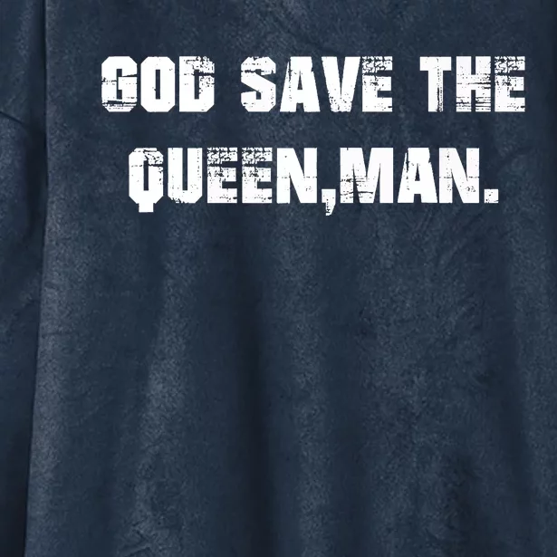 God Save The Queen Hooded Wearable Blanket