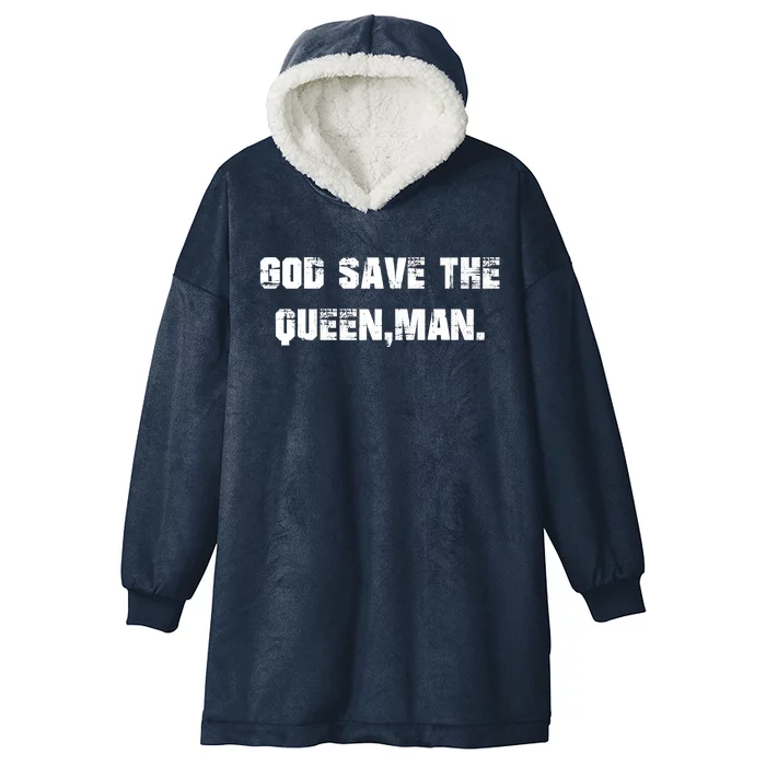 God Save The Queen Hooded Wearable Blanket