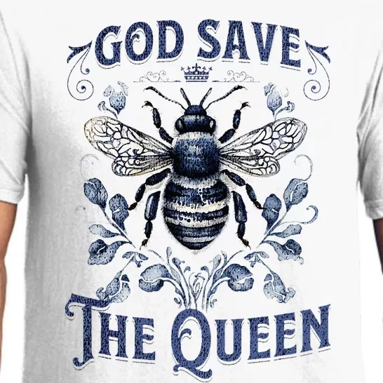 God Save the Queen Bee From Extinction Pajama Set