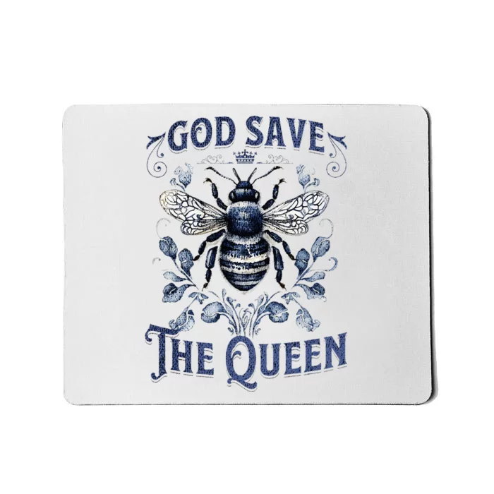 God Save the Queen Bee From Extinction Mousepad