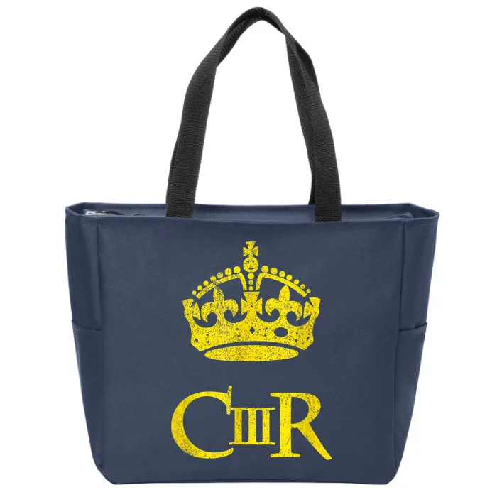 God Save The King King Charles III Zip Tote Bag