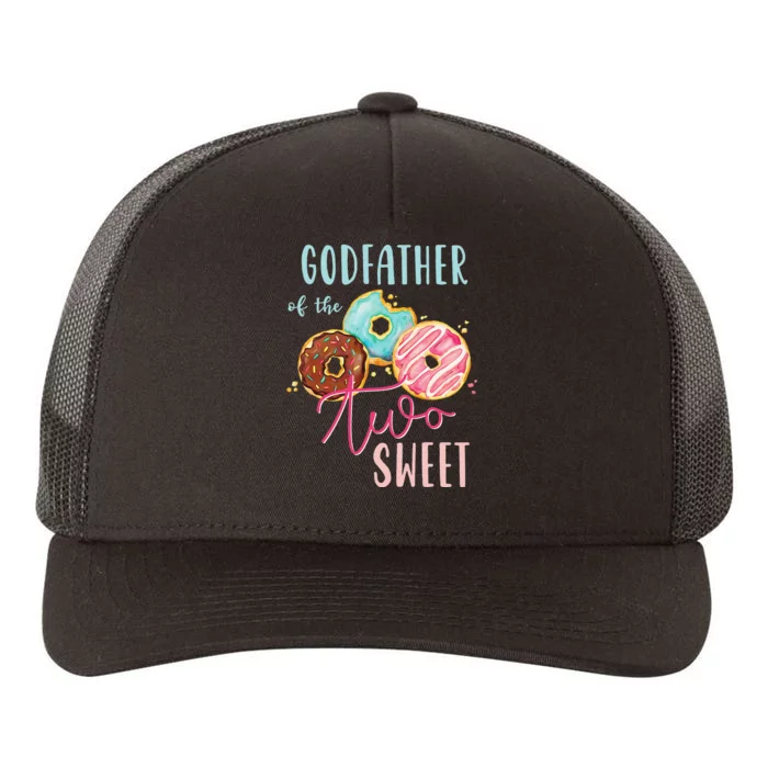 Godfather Sweet Two Donut Birthday Party Theme Yupoong Adult 5-Panel Trucker Hat