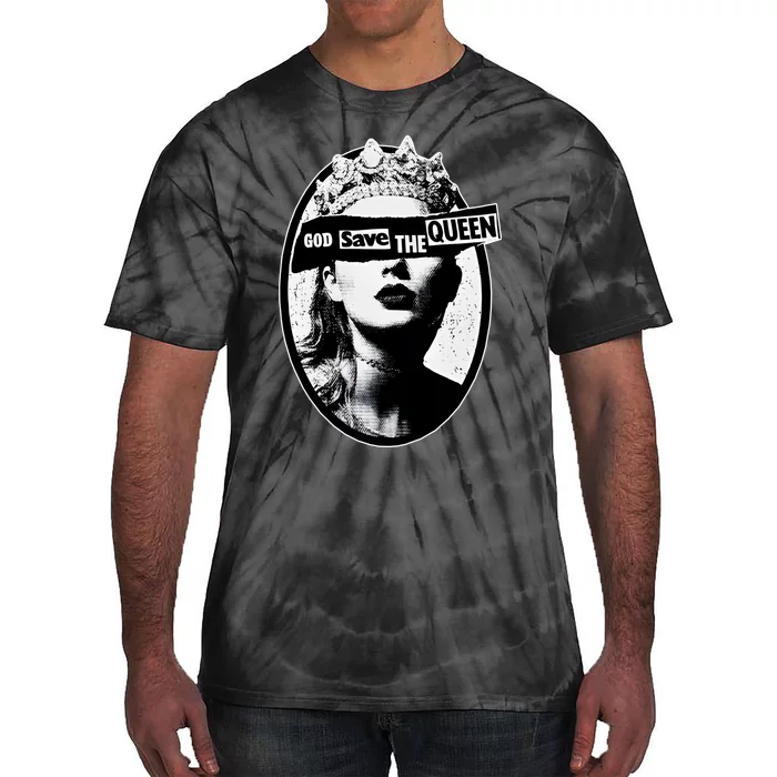 God Save The Queen God Save Queen Reputation Era Inspired Tie-Dye T-Shirt