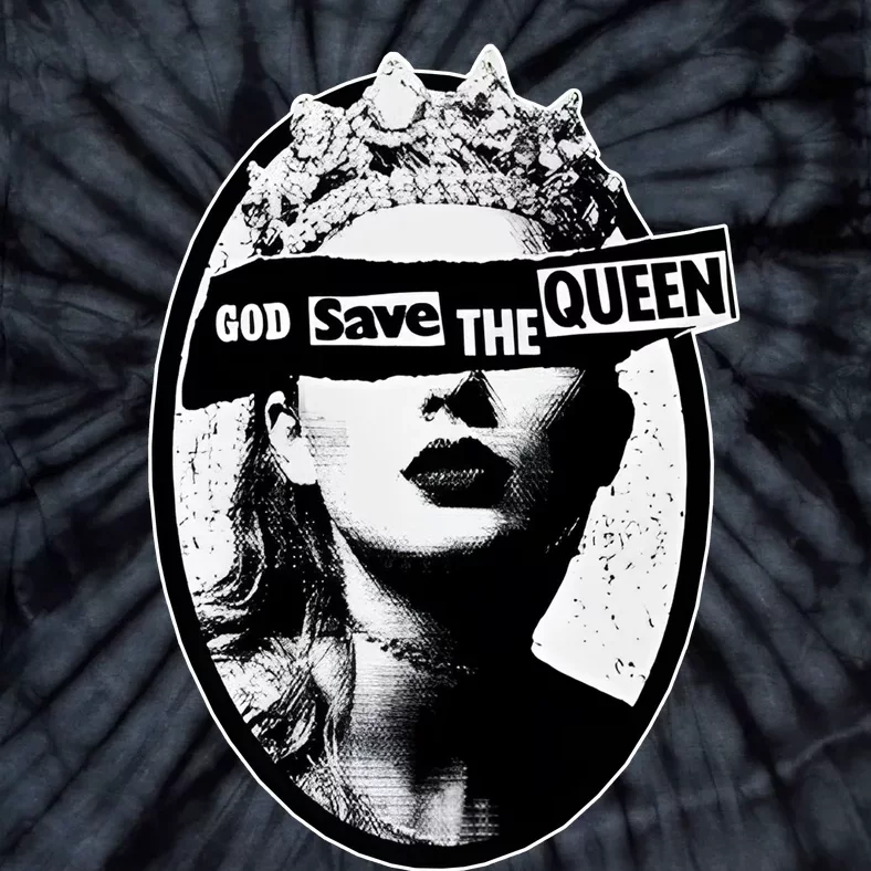 God Save The Queen God Save Queen Reputation Era Inspired Tie-Dye T-Shirt