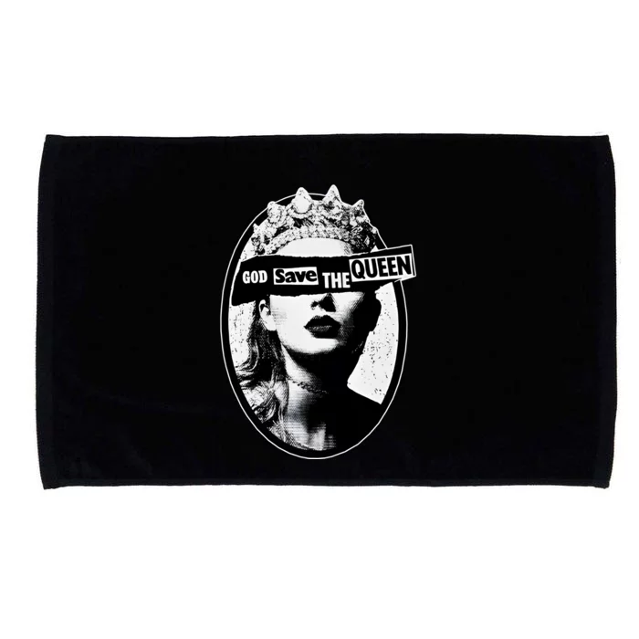 God Save The Queen God Save Queen Reputation Era Inspired Microfiber Hand Towel