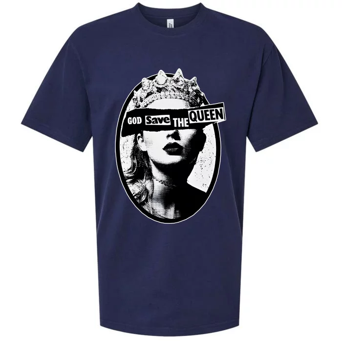 God Save The Queen God Save Queen Reputation Era Inspired Sueded Cloud Jersey T-Shirt