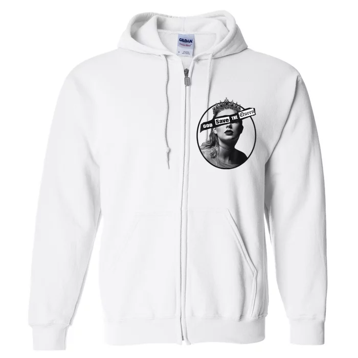 God Save The Queen Full Zip Hoodie