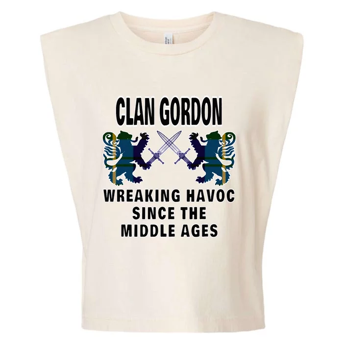 Gordon Scottish Tartan Scotland Family Clan Name Garment-Dyed Women's Muscle Tee