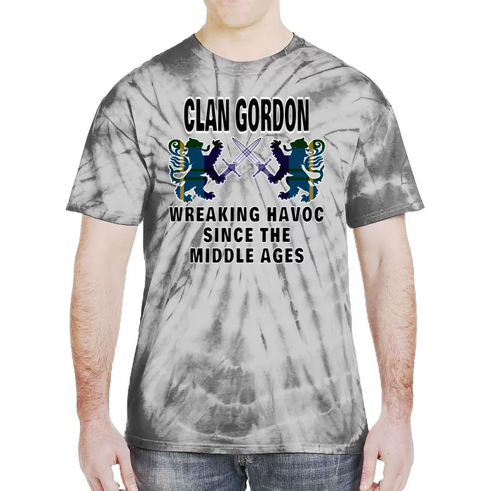 Gordon Scottish Tartan Scotland Family Clan Name Tie-Dye T-Shirt