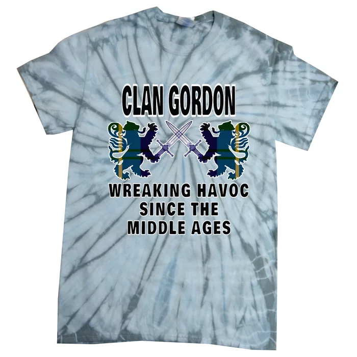 Gordon Scottish Tartan Scotland Family Clan Name Tie-Dye T-Shirt