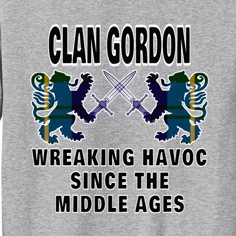 Gordon Scottish Tartan Scotland Family Clan Name Tall Sweatshirt