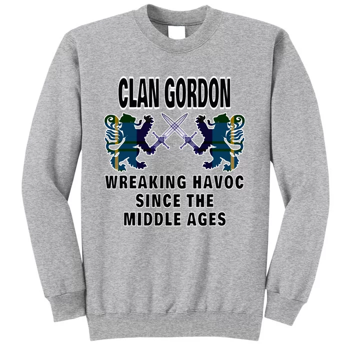 Gordon Scottish Tartan Scotland Family Clan Name Tall Sweatshirt