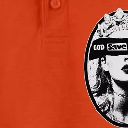 God Save The Queen Dry Zone Grid Performance Polo