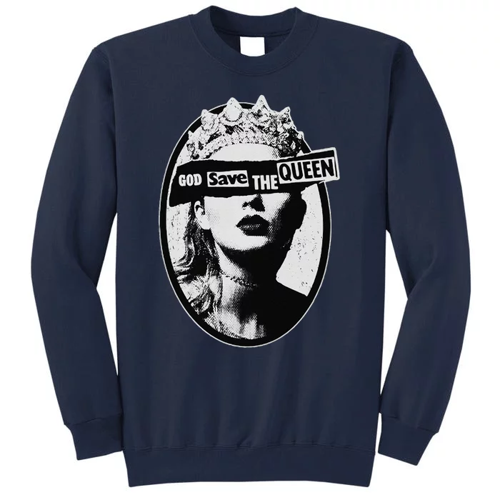 God Save The Queen Tall Sweatshirt