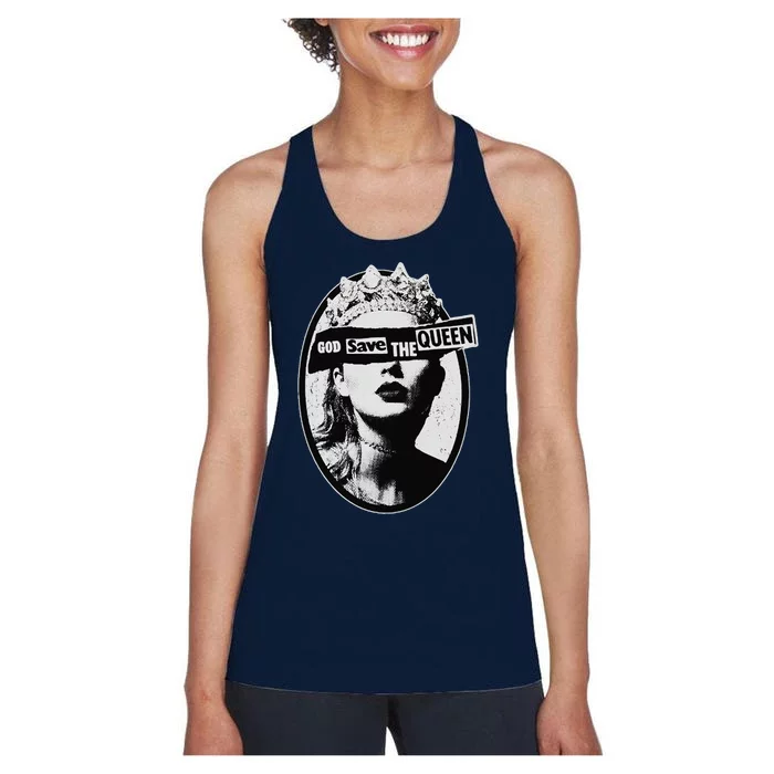 God Save The Queen Women's Racerback Tank