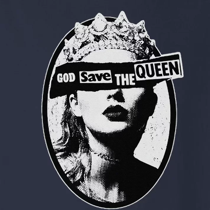 God Save The Queen Toddler Long Sleeve Shirt