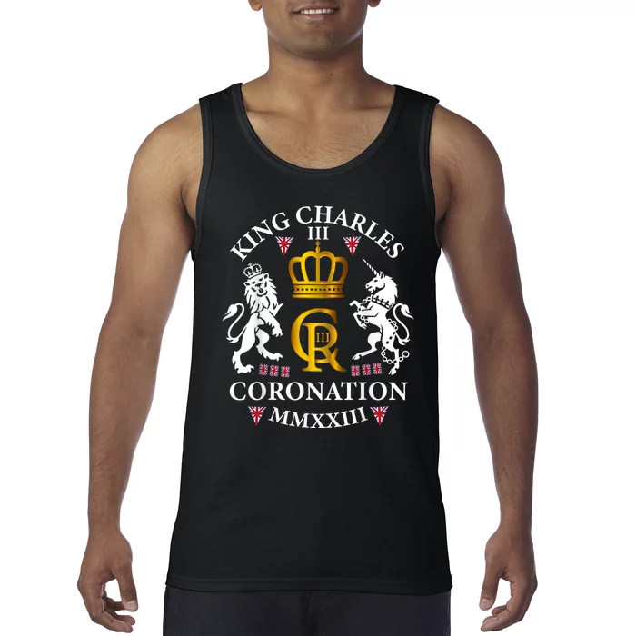 God Save The King King Charles III Tank Top