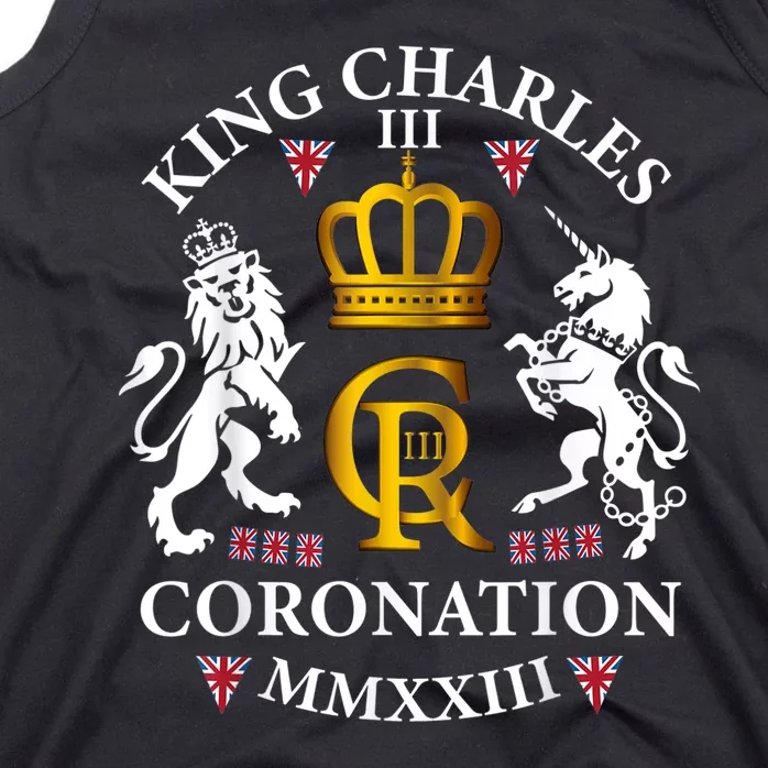 God Save The King King Charles III Tank Top