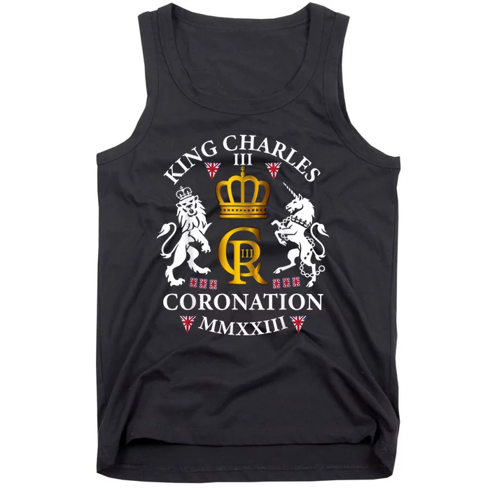 God Save The King King Charles III Tank Top